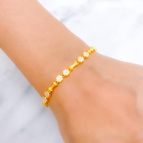 Dainty Petite CZ Bracelet - Image 2