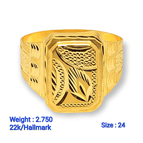 Gold Gents Ring