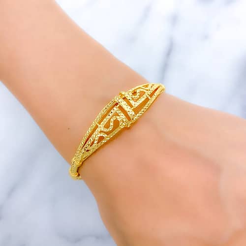 Posh Sparkling Bangle Bracelet - Image 3