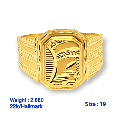 Gold Gents Ring