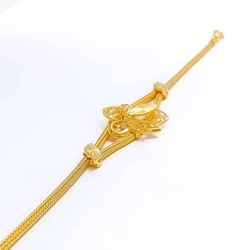 Detailed Floral Bracelet - Image 5