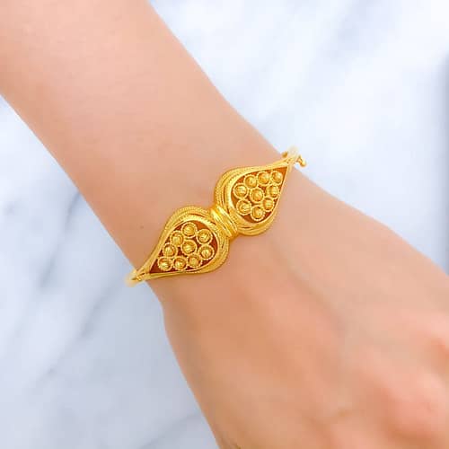 Upscale Palatial Ball Bangle Bracelet - Image 3