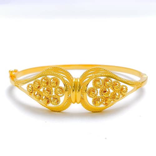 Upscale Palatial Ball Bangle Bracelet - Image 4