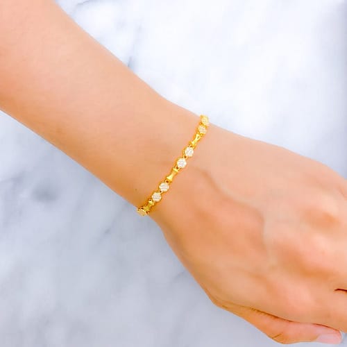Dainty Petite CZ Bracelet - Image 3