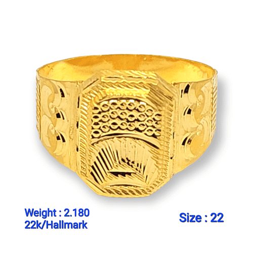 Gold Gents Ring