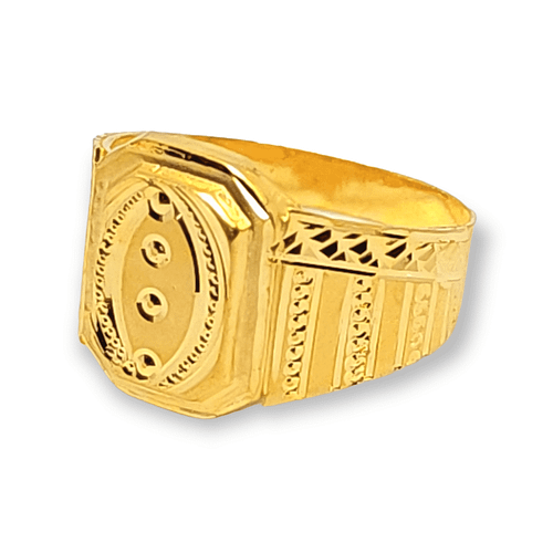 Gold Gents Ring - Image 3