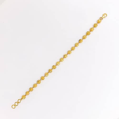 Leaf Accented Orb Bracelet - Image 5