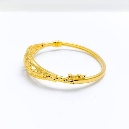 Posh Sparkling Bangle Bracelet - Image 4