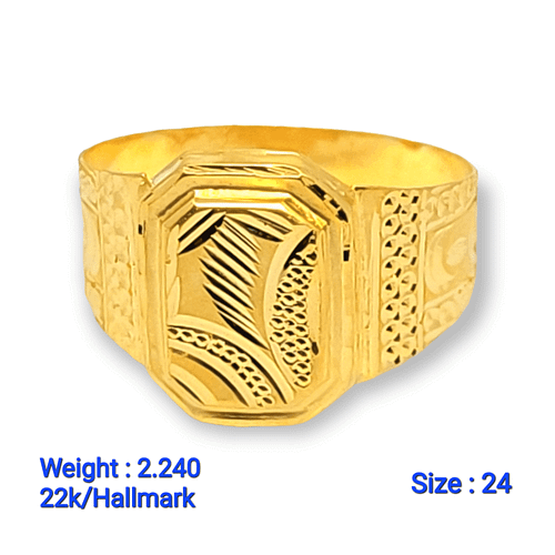 Gold Gents Ring
