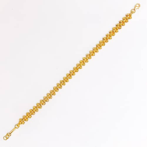 Elegant Striped Ball Bracelet - Image 4