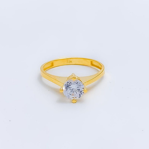 Timeless CZ Stone Ring