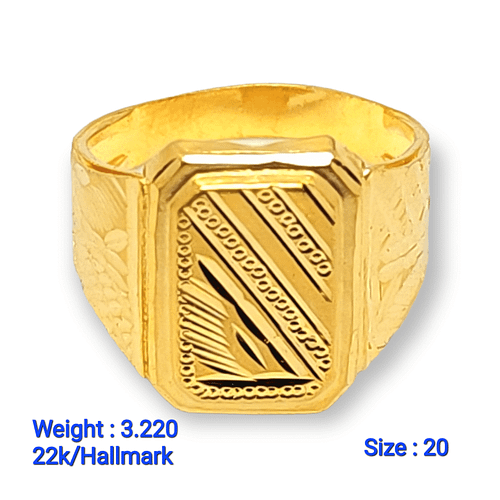 Gold Gents Ring
