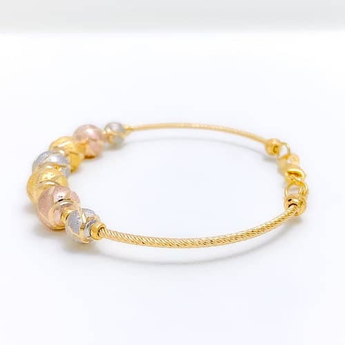 Modern Striped Wire Bracelet - Image 6