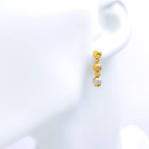 Modern Fancy Orb Earrings