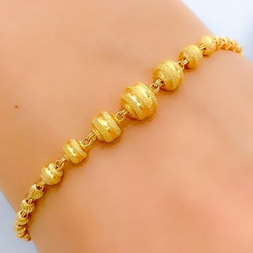 Delightful Textured Stripe Bracelet - Image 2