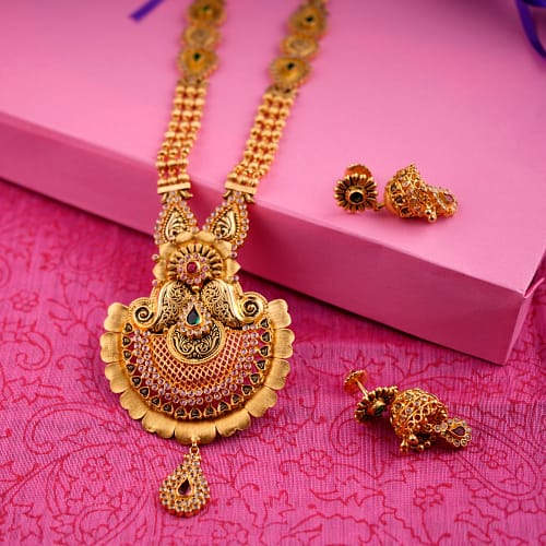 Long Antique Ranihar Sets