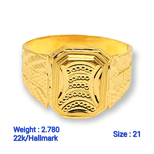 Gold Gents Ring