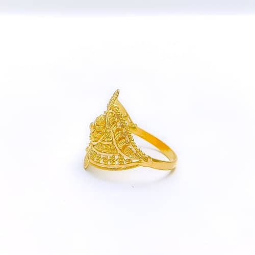 Dressy Unique Paisley Ring - Image 3