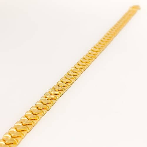 Gorgeous Wide Link Bracelet - Image 4
