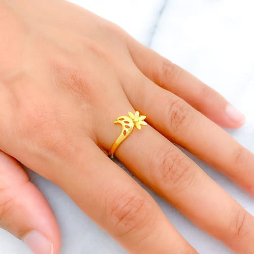Fancy Flower Ring - Image 5