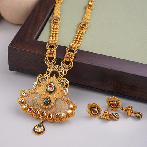 Long Antique Ranihar Sets