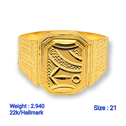 Gold Gents Ring