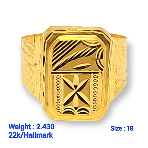 Gold Gents Ring