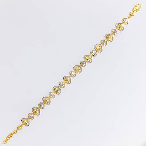 Bright Dressy Open Heart Bracelet - Image 4