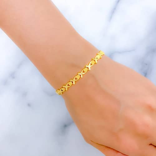 Dainty Sand Finish Bracelet - Image 3