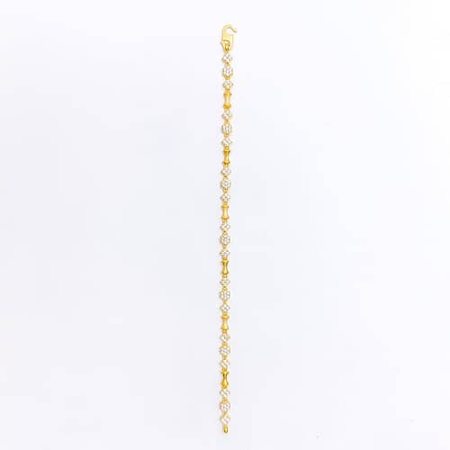 Reflective Delicate CZ Bracelet - Image 4