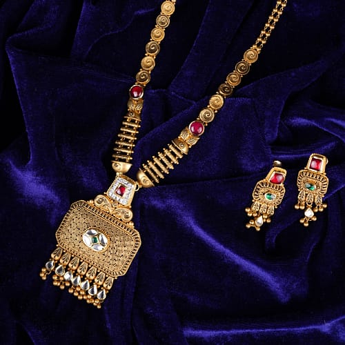 Long Antique Ranihar Sets