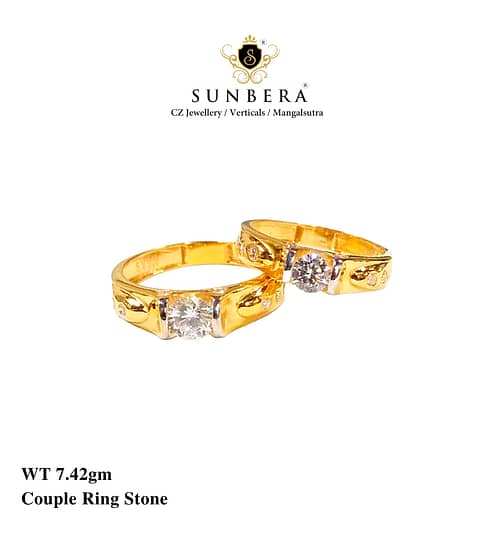 Couple Ring Stone No 34