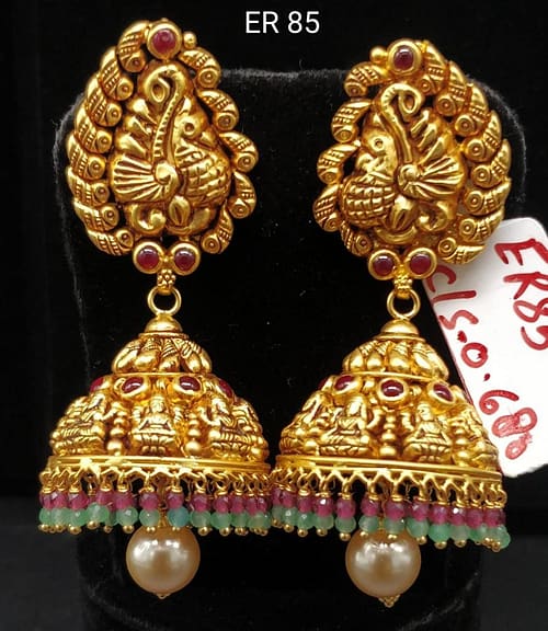Beautiful Jhumke With Stone Studded