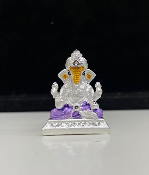 Siddhivinayak Silver Idol