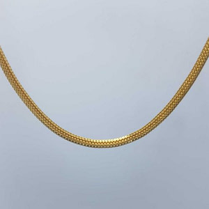 Plain Unisex Gold Chain